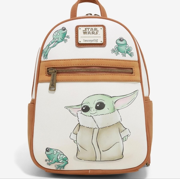 Loungefly Handbags - Loungefly Star Wars The Mandalorian The Child with Frogs Mini Backpack